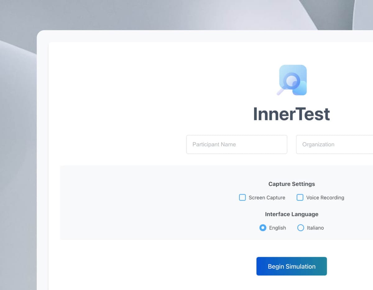 Inner Test Privacy-First User Testing Tool