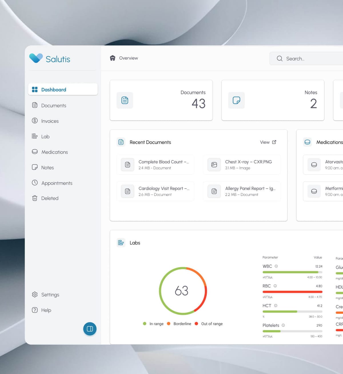 Salutis Personal Health Data Platform